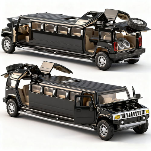 金属132悍马加长版儿童玩具