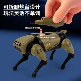 宏森智冠合金智能行走合金机械狼科技机器模型带声光儿童玩具