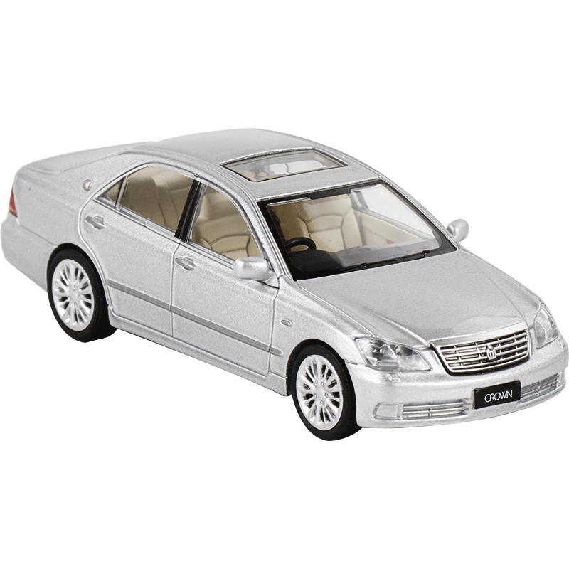 JKM 1:64合金汽车模型丰田皇冠车模型 12代老款 CROWN 金属车底