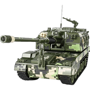 1:50金属仿真凯迪威合金05a式155加榴炮军事模型玩具坦克高射炮车