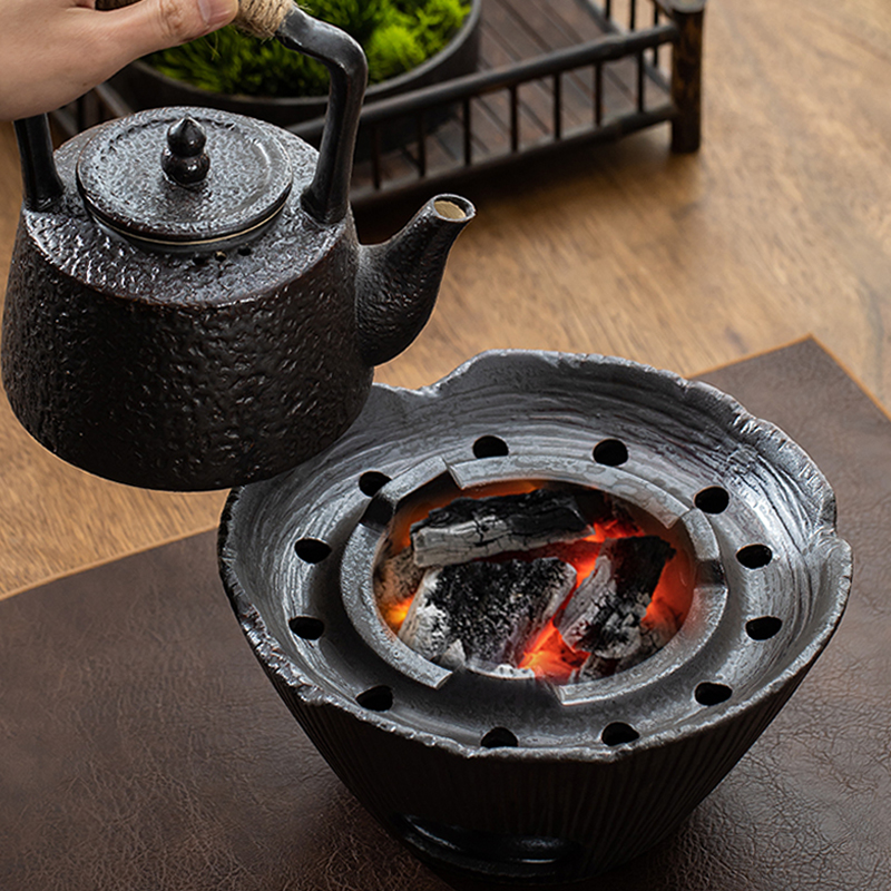 围炉煮茶陶土炭炉子家用烤茶工具