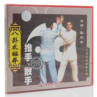 主讲： 俏佳人正版 推手散手1VCD 八卦太极拳系列 张风杰 武术碟片