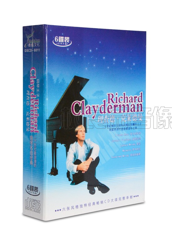 钢琴王子 理查德.克莱德曼 二十世纪浪漫钢琴名曲经典6CD