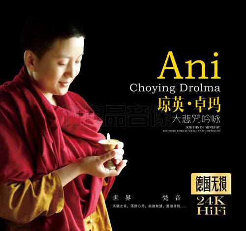 琼英卓玛歌曲 大悲咒咏吟梵音禅乐光盘正版汽车载cd音乐碟片