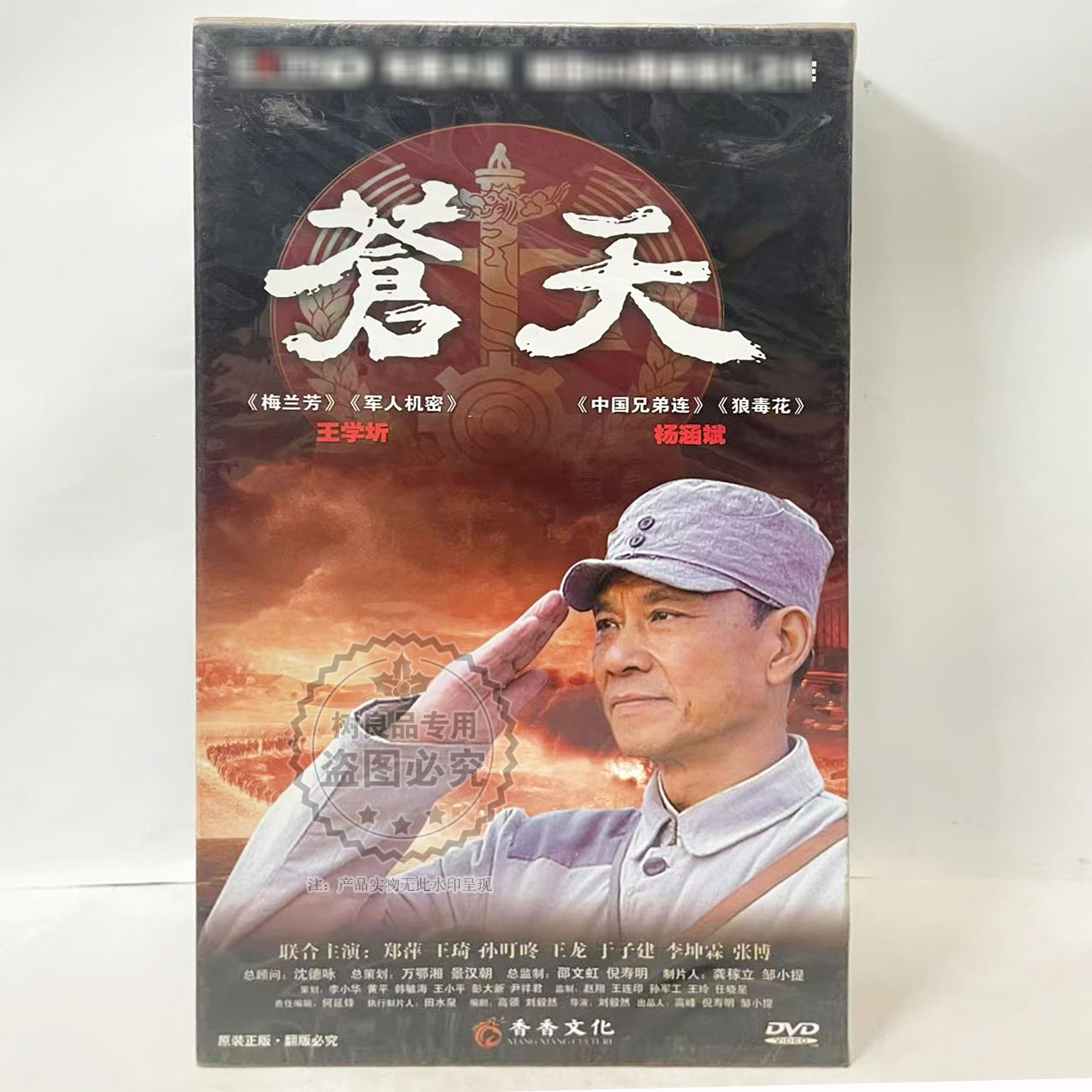 正版战争电视连续剧 苍天12DVD 精装盒装版 王学圻 杨涵斌主演