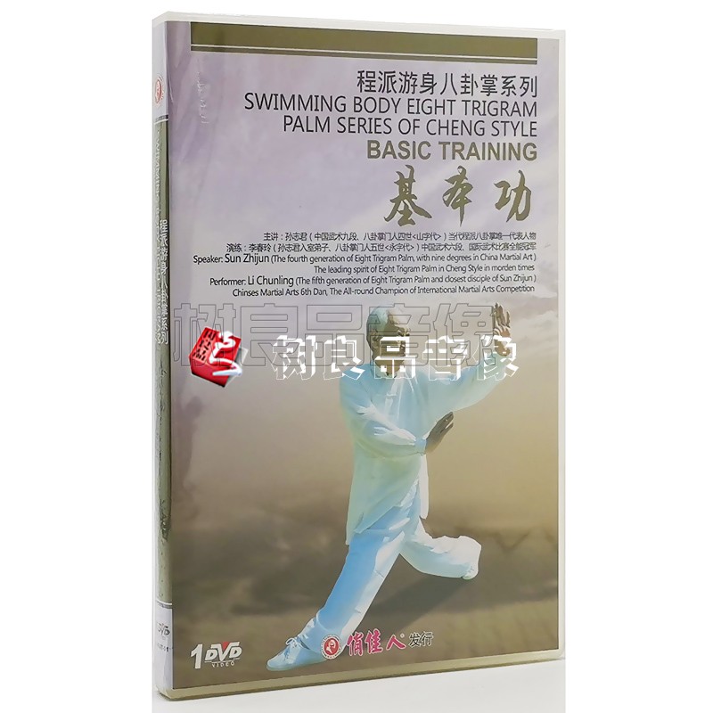 正版武术教学碟片光盘 程派游身八卦掌系列 基本功 DVD 孙志君