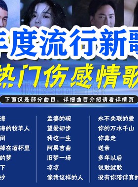 2026正版流行汽车载CD碟片无损音乐伤感情歌金碟CD光盘