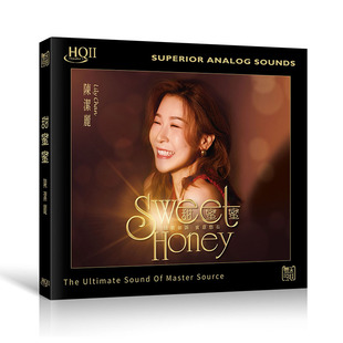 限量编号正版粤乐悦越唱片 陈洁丽 甜蜜蜜 HQ2HQIICD 1CD女声试音