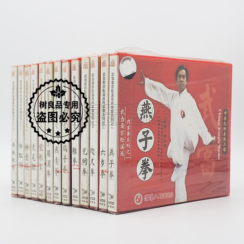 俏佳人武术教学教程视频 武当南宗松溪派内家拳系列 13VCD 谭本伦