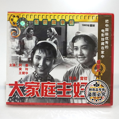 俏佳人正版经典老电影碟片 大家庭主妇 2VCD 阿喜 黄玲 王健华