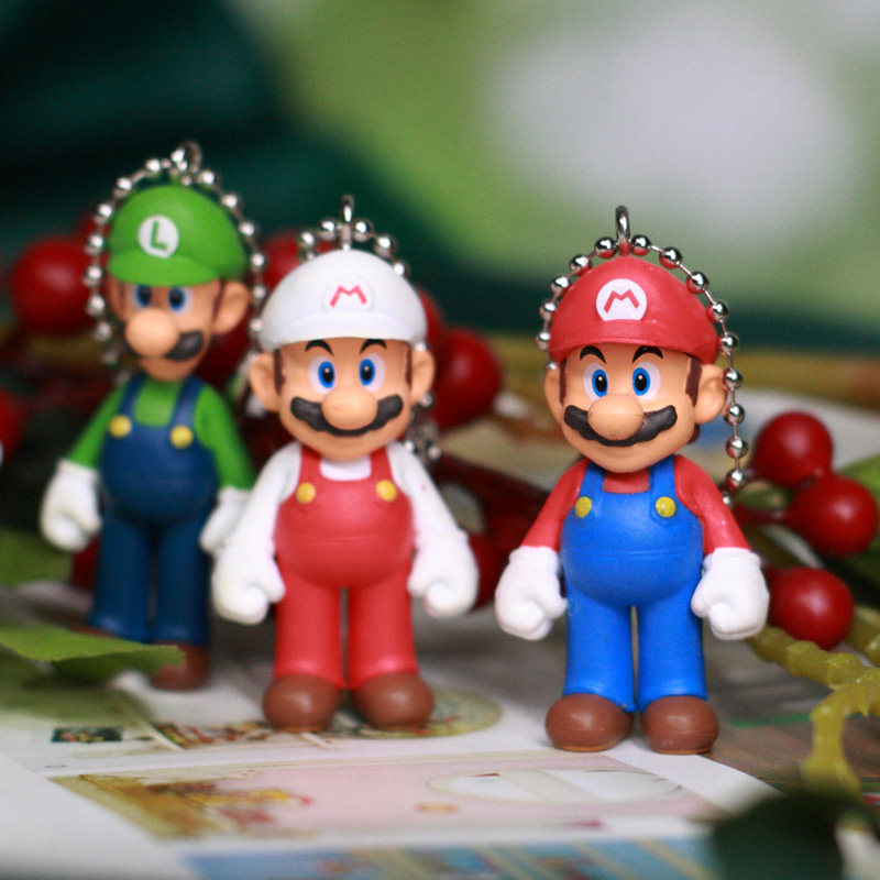 正品散货mario马里奥兄弟 超级玛丽公仔游戏周边挂件书包挂饰礼物