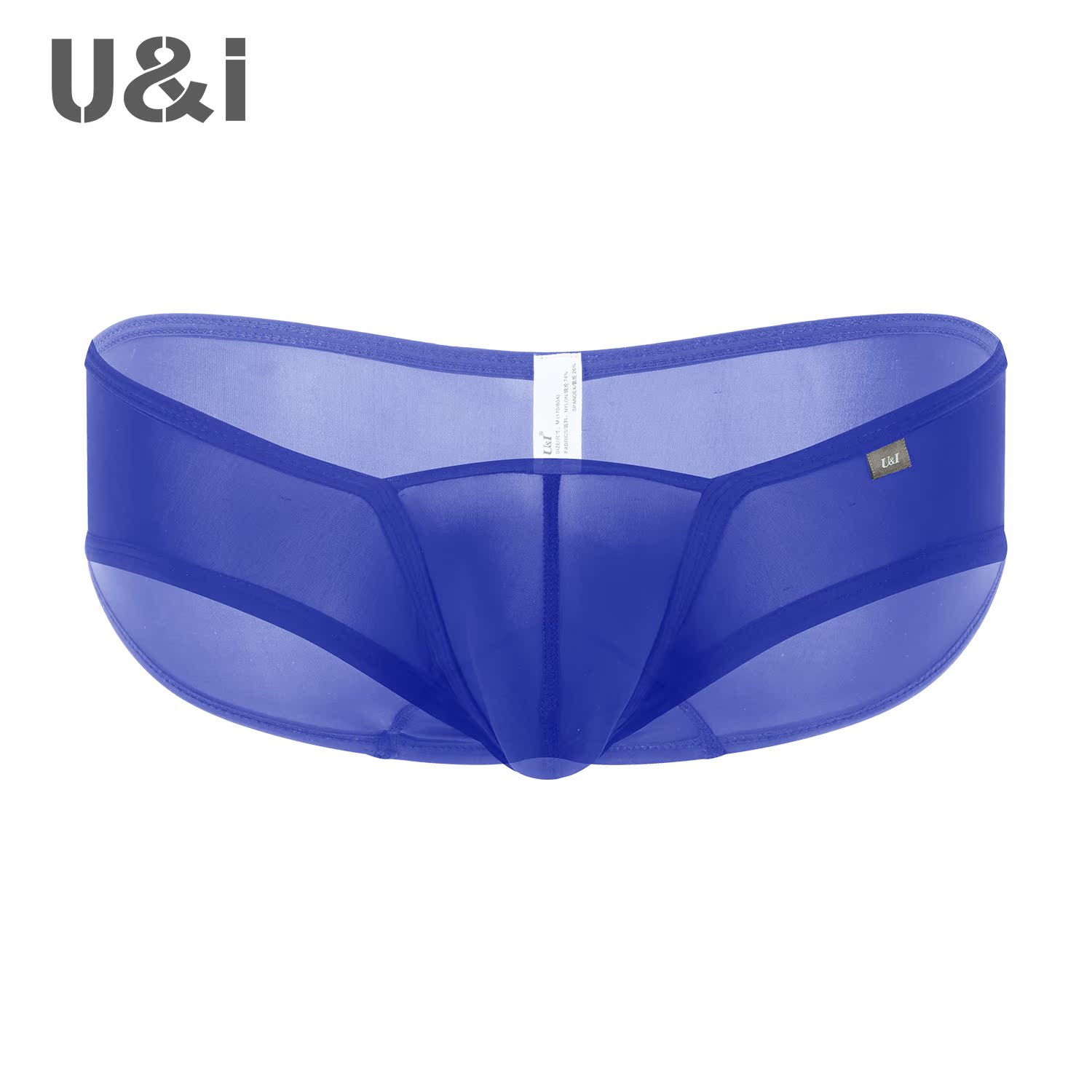 u＆i内裤男小平角冰丝薄阴囊托