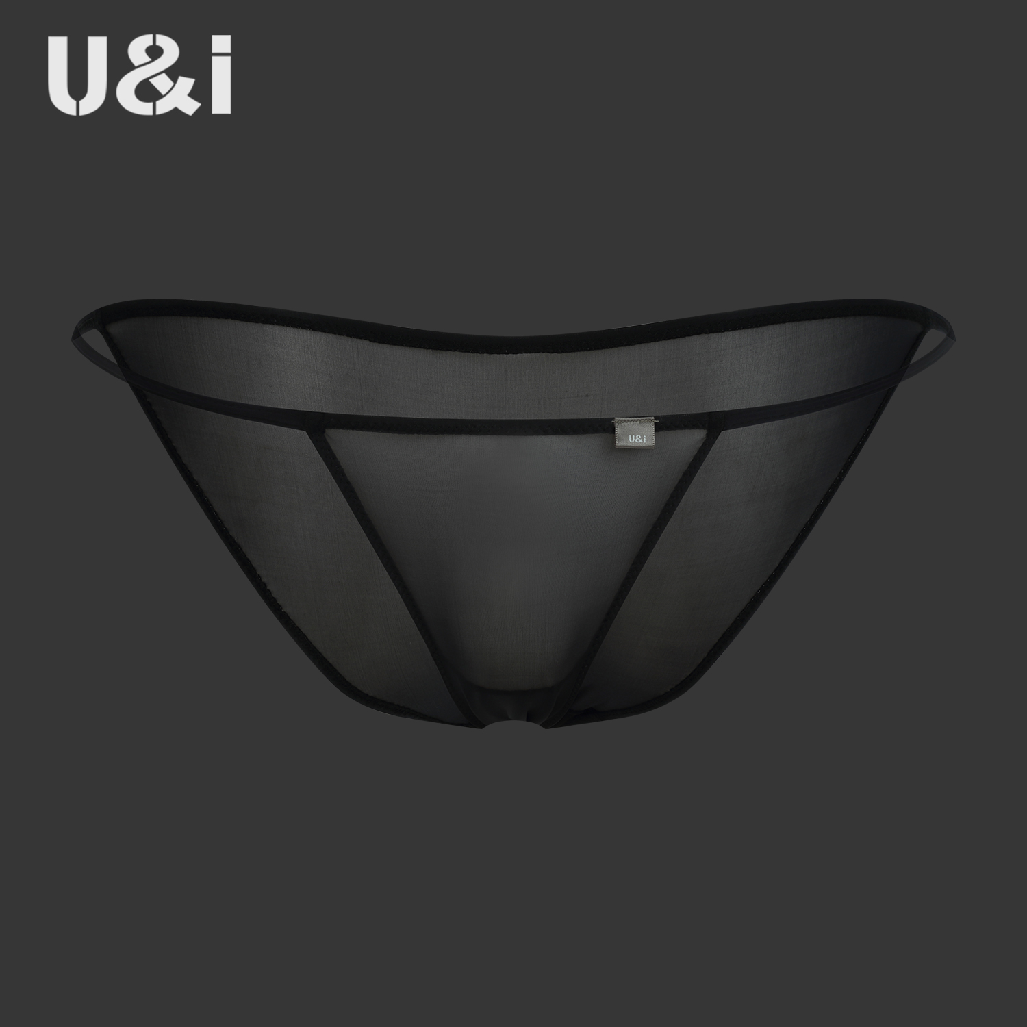 U&I性感三角裤女男通用款超薄丝滑高透明50克冰丝舒适比基尼内裤