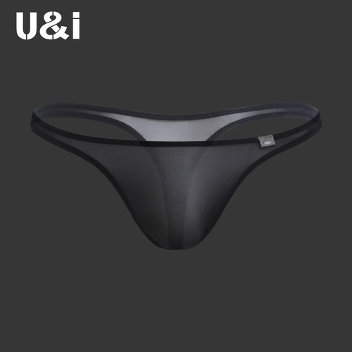 一片式性感丁字裤U&I超薄透明