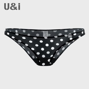 女生低腰日系少女比基尼无痕圆点夏轻薄凉感冰丝 U＆I性感三角内裤