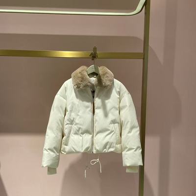 4折5+专柜2025新女冬羽绒复古毛领休闲鸭绒面包服2SN4335200现货
