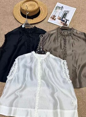 可可-耳边对丝设计弱化劲部线条自带温柔氛围感小衫YS178-G303