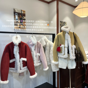 Cecil这波把节日氛围焊死又飒又暖短外套25952