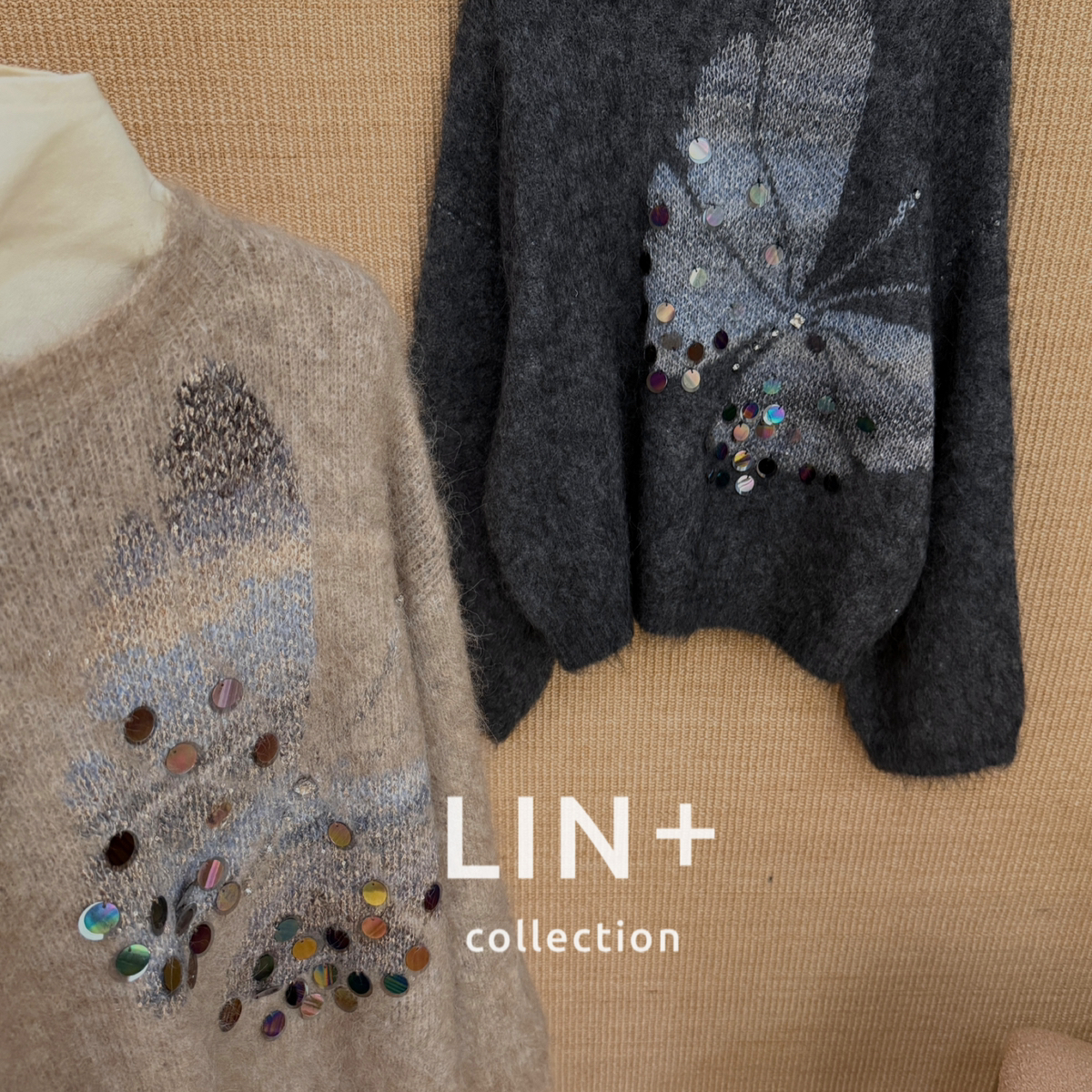 Cecil氛围感宽松软糯加厚保暖毛衣含6羊毛36.3羊驼毛CY857