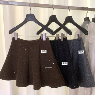 CecilBlingbling高智千金感A字版 1293 显瘦半身裙TM