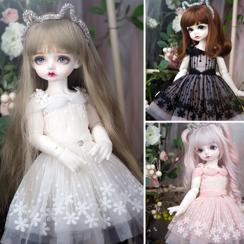 AMORS新品娃衣BJD洋装洋服SD娃娃 4分巨婴尺寸衣服桃花夭夭