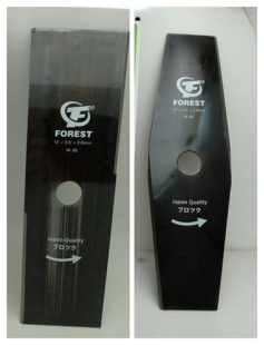 FOREST日本钢材割灌机旋耕机长方形菱形割草机刀片汽油机打草刀头