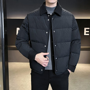 假两件羽绒服冬季男加厚保暖男装2025新款高级感巨好看的冬装外套