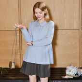 孕妇通勤职业装 春款 春装 宽松孕妇装 上衣打底内搭纯棉衬衣 衬衫 大码