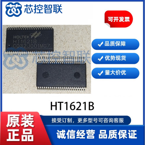 HT1621B 原装正品 SSOP-48 RAM映射32*4 LCD控制器芯片I/O MCU