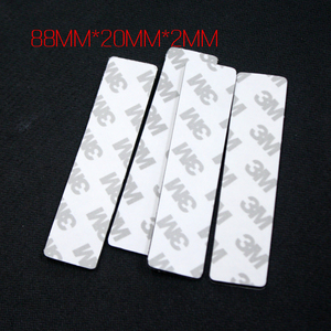 美国3M原材料车用3M双面胶长88mm*宽20mm*厚2mm长方形圆角黑泡棉