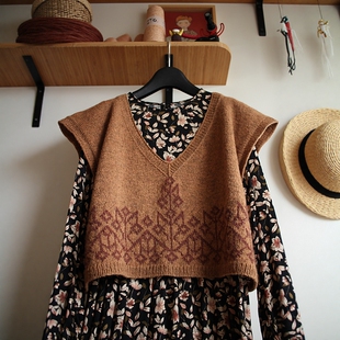 英文解 非成品 0115 Vest 英文编织说明 Pavuk