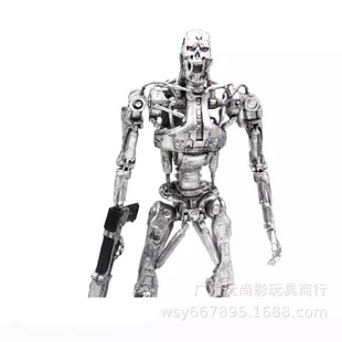 玩尚影  NECA电影终结者系列 T800  T1000  7寸关节可动人偶模型
