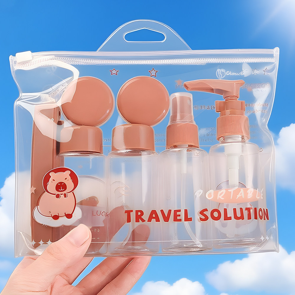 旅行分装瓶洗发水沐浴露洗漱套装旅游用品护肤化妆品便携小样空瓶,收纳整理,收纳瓶,淘宝优惠券,粉丝福利购,淘宝优惠卷