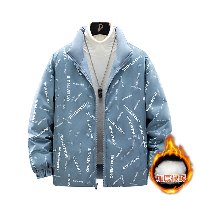 冬季双面穿面包服男韩版加厚棉服青年学生休闲棉衣MY2218p46，男装棉衣，星座1203