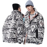 冬季男女情侣羽绒服白鸭绒宽松男生韩版外套102p100，男装羽绒服，星座1203