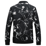 春款男花夹克衫潮男大码休闲外套男青年夹克JK808p65，男装夹克，星座1203