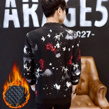 QT5012冬款加棉夹克男外套加大休闲男夹克保暖外套804-1加棉p65，男装夹克，星座1203