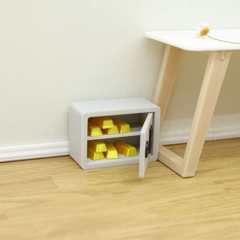 dollhouse 娃娃屋 仿真微缩 密码保险箱 迷你保险柜 带金条迷你,模玩/动漫/周边/娃圈三坑/桌游,盒蛋/扭蛋/联名摆件,淘宝优惠券,粉丝福利购,淘宝优惠卷