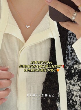 超经典的日系小爱心项链