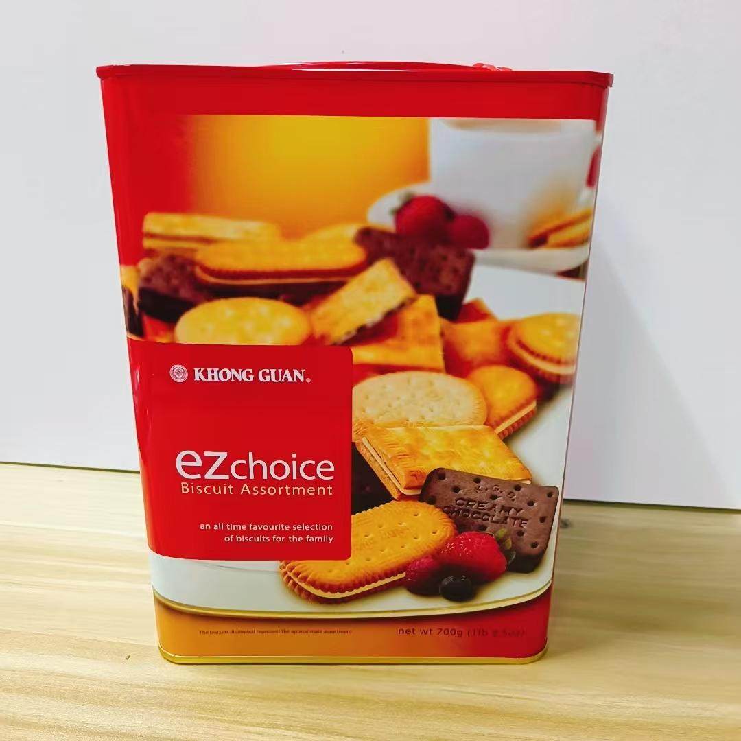 新加坡进口700g康元什锦饼干礼盒罐装多种口味与夹心饼干送礼佳品