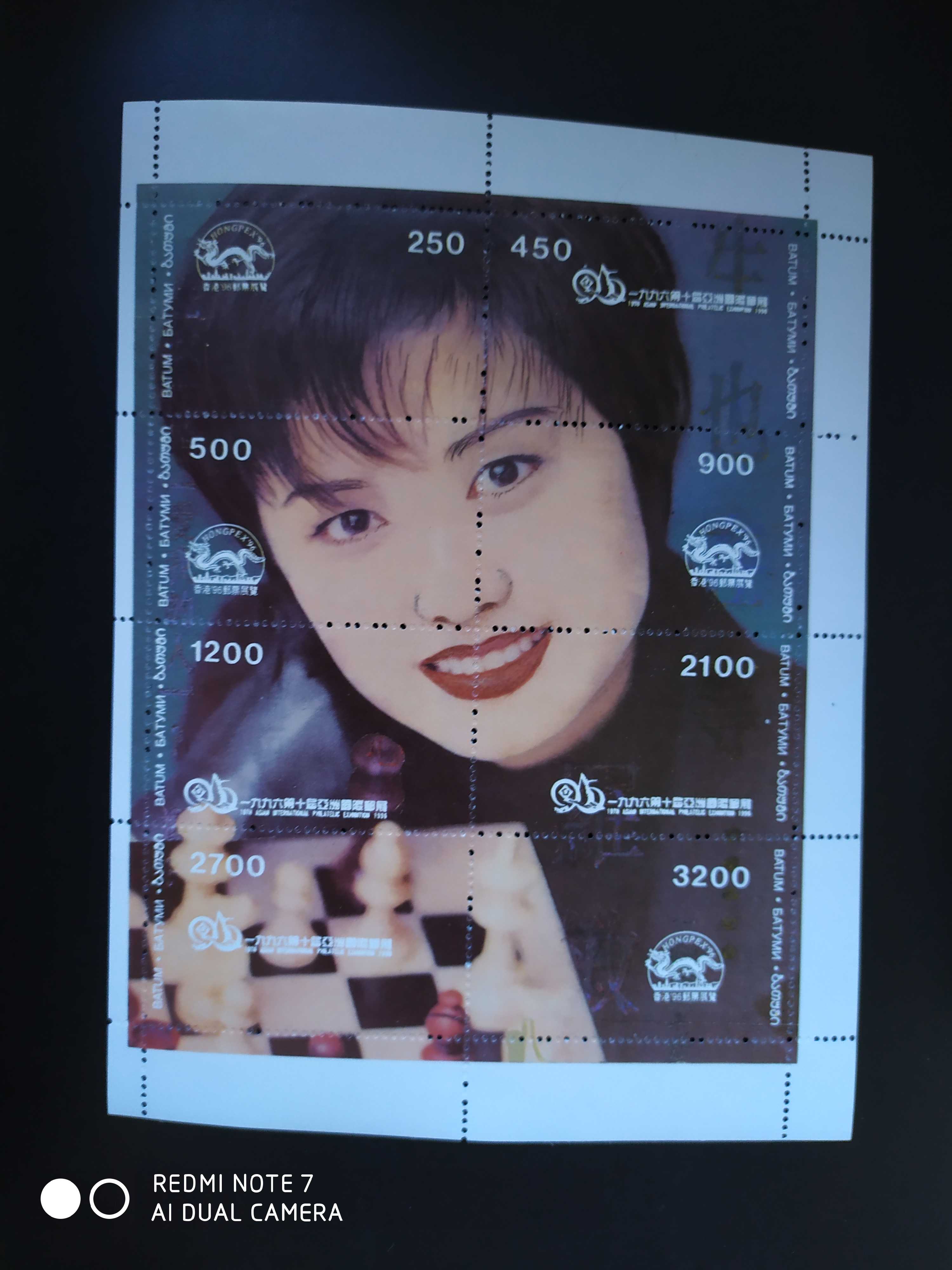 巴统1996年邮展邓丽君纪念邮票小全张1全新