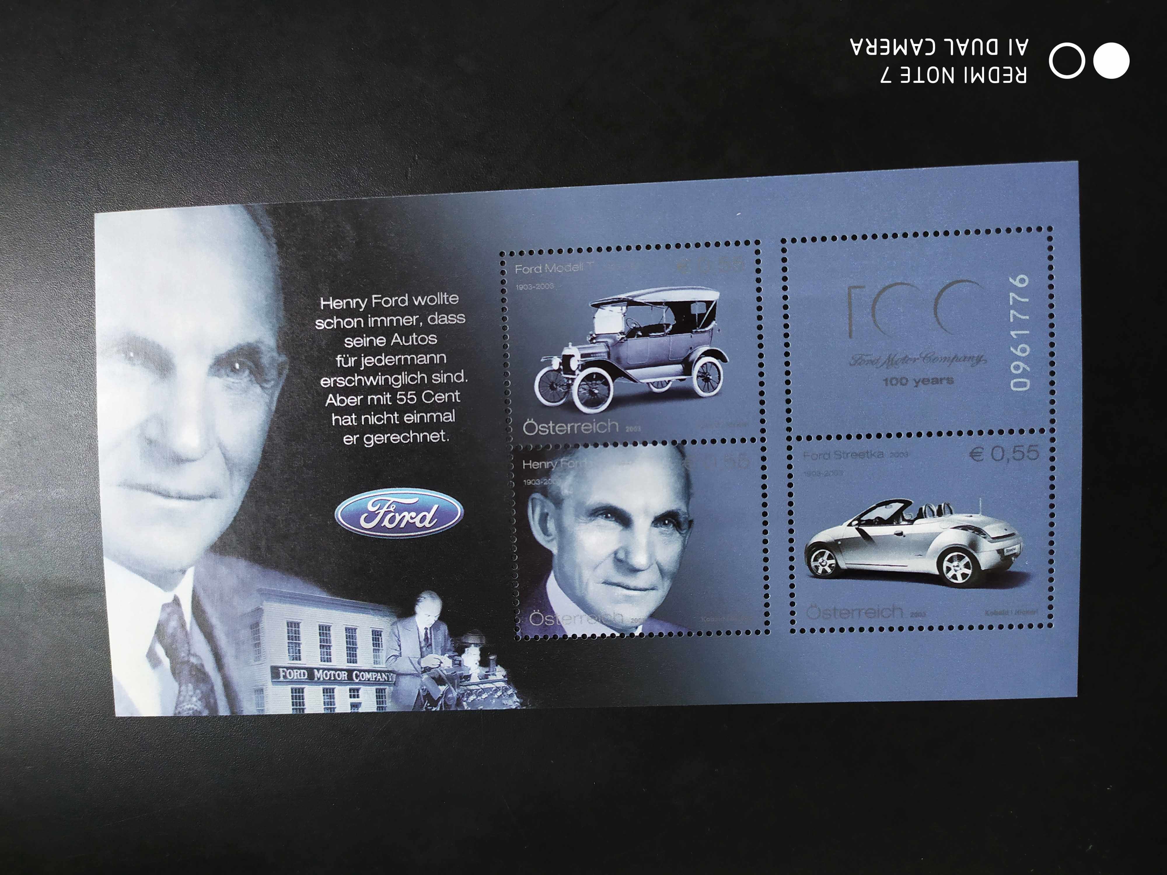 Austria 2003 automobile A hundred years stamp Pamphlet 1 brand newin the Festive supplies/Gift , Cultural and creative products , Cultural and creative postcard  category - from Buy2taobao.com to provide professional Taobao agent buy service
