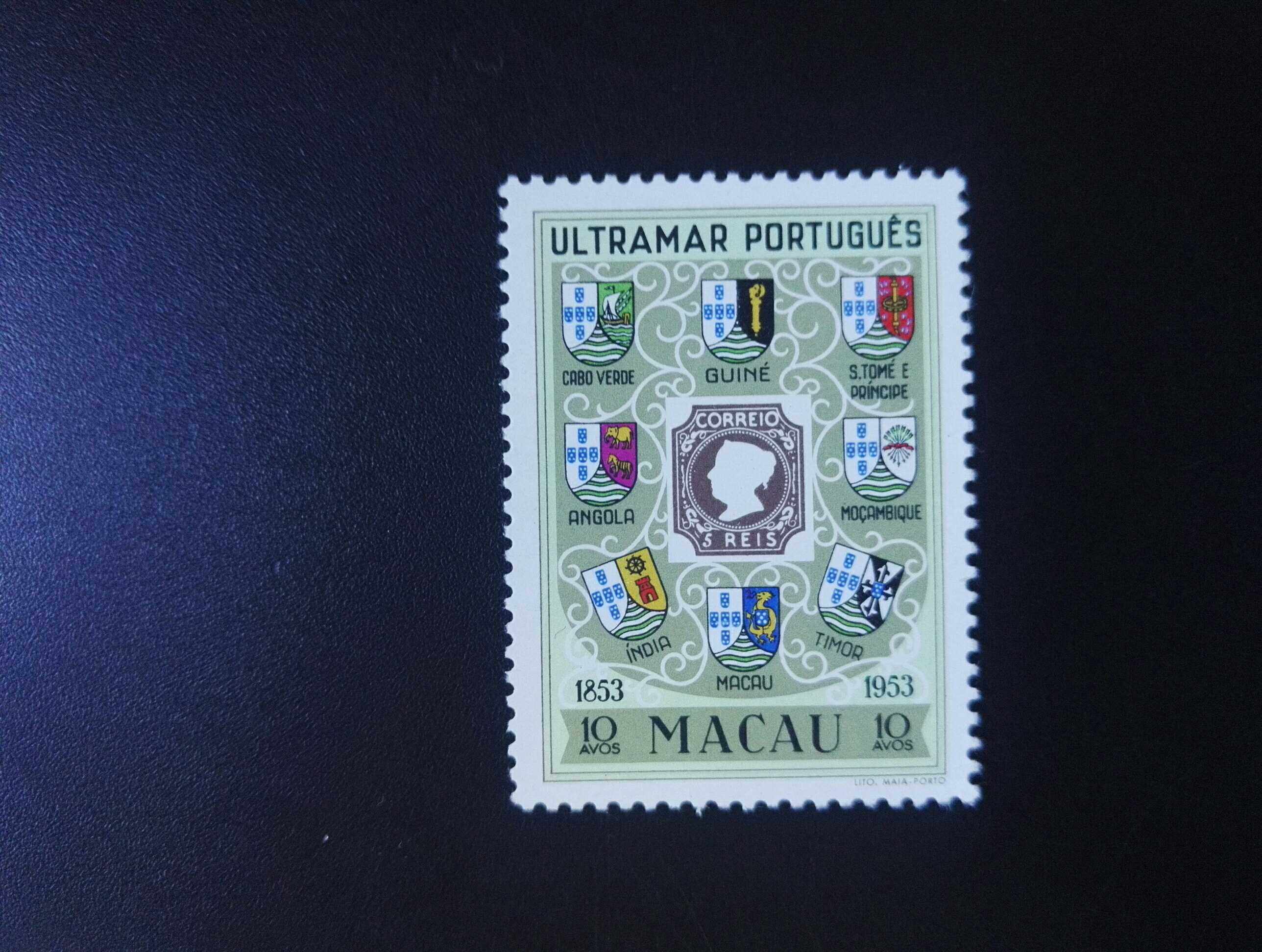 澳门1953年葡国邮票百年1全新