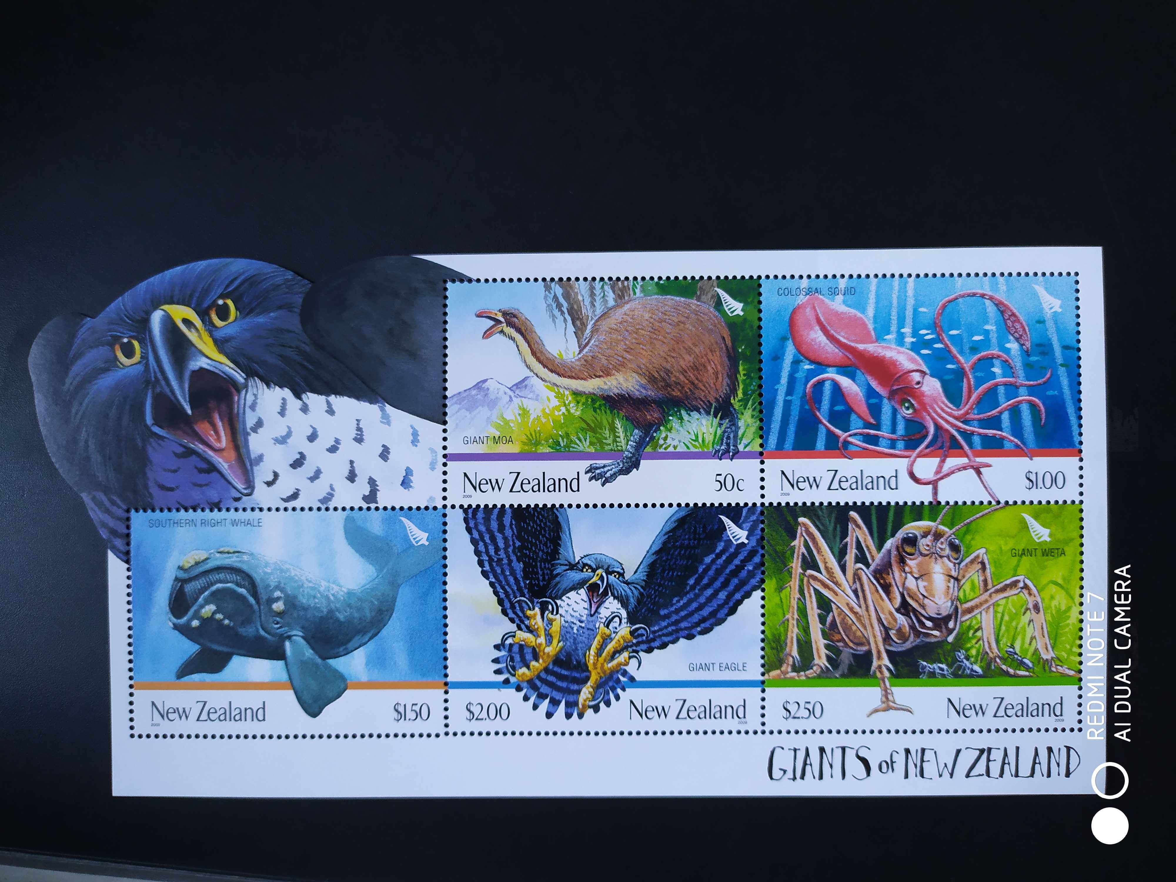 新西兰2009年动物邮票小全张1全新
