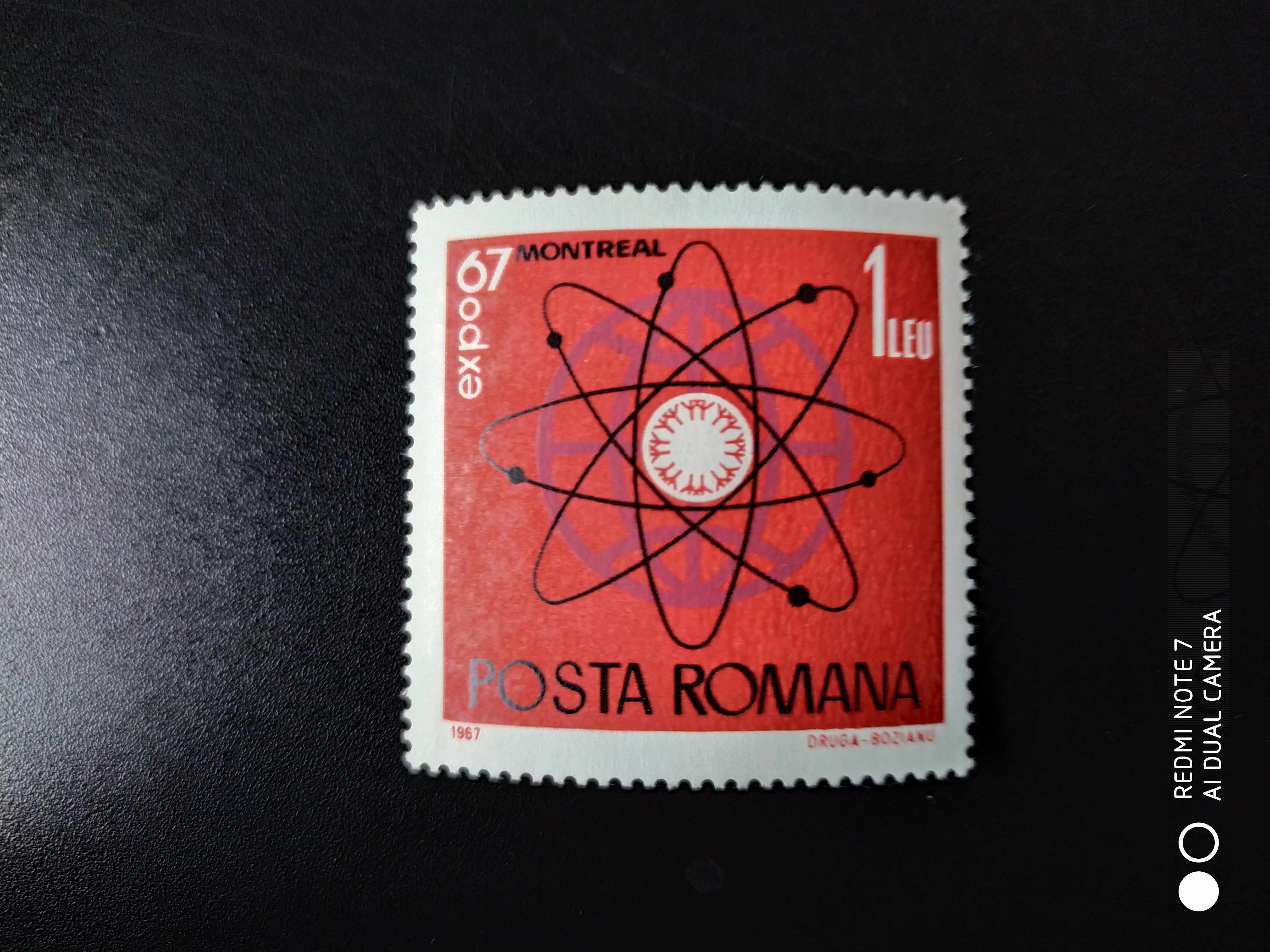 罗马尼亚1967年加拿大蒙特利尔世界博览会邮票1新