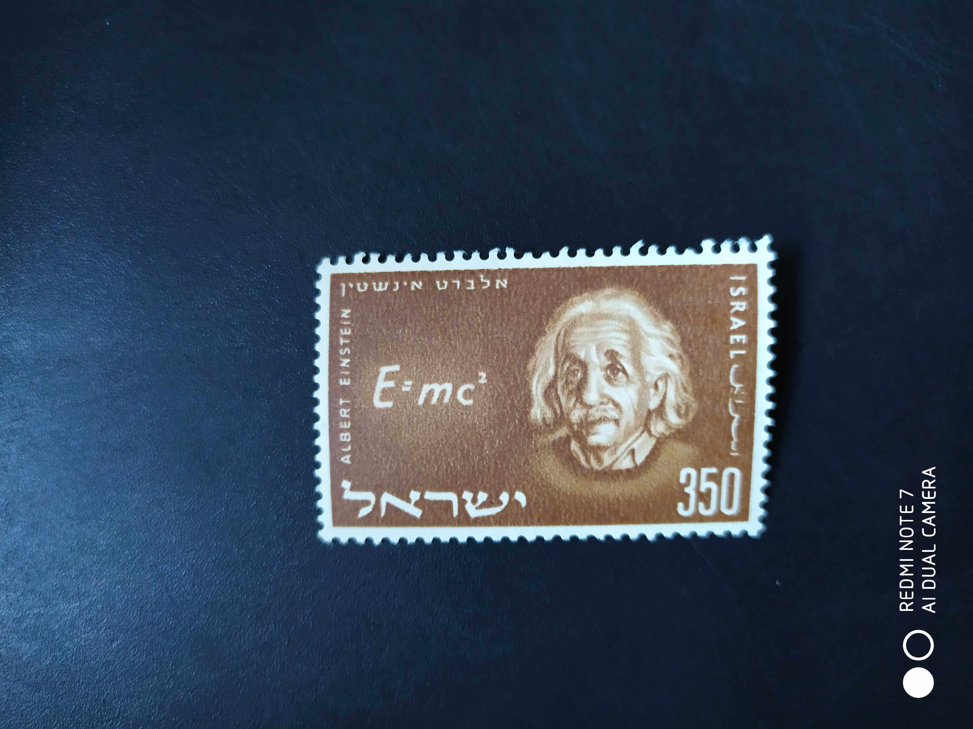 以色列1956年爱因斯坦邮票1全新(轻贴)