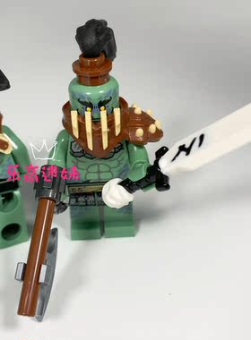 乐高Lego 幻影忍者第十三季 人仔 njo 沙绿色可汗 71717 71720