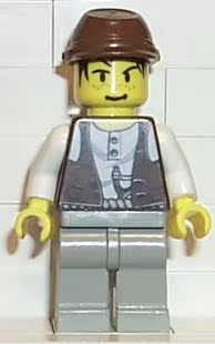 乐高Lego 冒险者系列 恐龙岛探险 绝版人仔 adv014 迈克 Mike