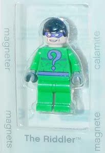 乐高Lego 超级英雄 绝版 初代谜语人磁铁冰箱贴 正义联盟 bat017