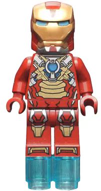 全新 乐高Lego 超级英雄 人仔 sh073 钢铁侠 含配件 Mark17 76008